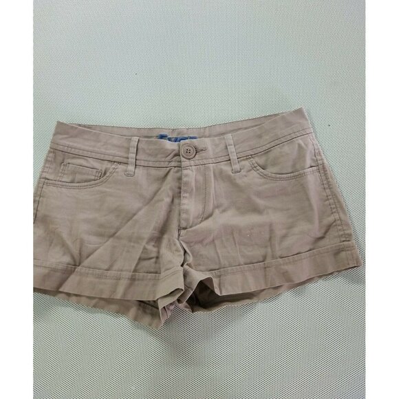 DELIAS Evan Womens Chino Shorts Size 3/4 TAN Ladie - Picture 1 of 5